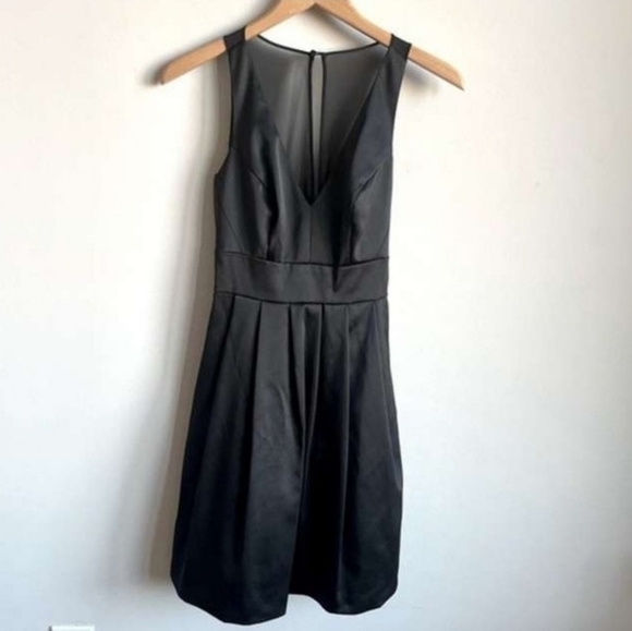 White House Black Market Dresses & Skirts - 2 for $40 / White House | Black Market Satin V Neck Fit & Flare Dress Size 10
